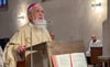 Bischof Gerhard Feige beim Segnungsgottesdienst in Magdeburg. 