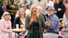 Moderatorin Andrea "Kiwi" Kiewel begrüßt am Sonntag, dem 5. Oktober, wieder viele Gäste im "ZDF-Fernsehgarten".