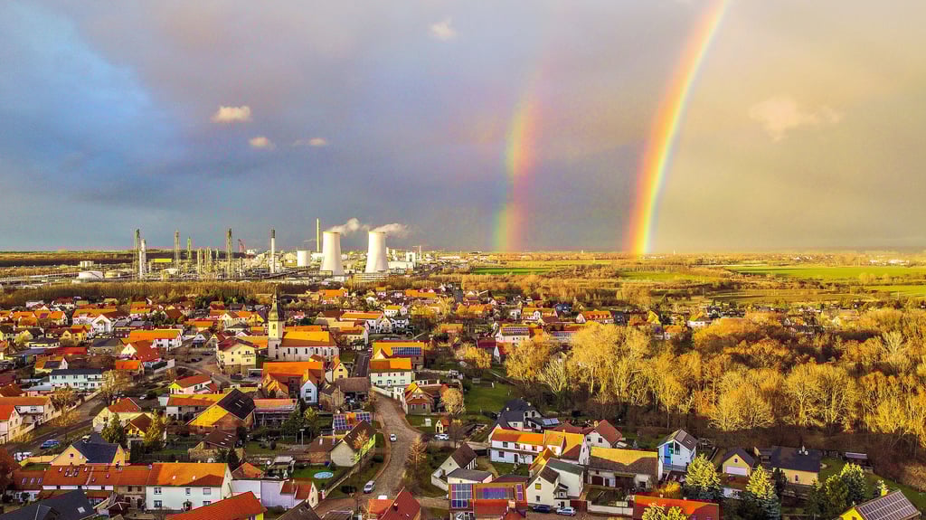 Die Pox prägt Spergaus Ortsbild.