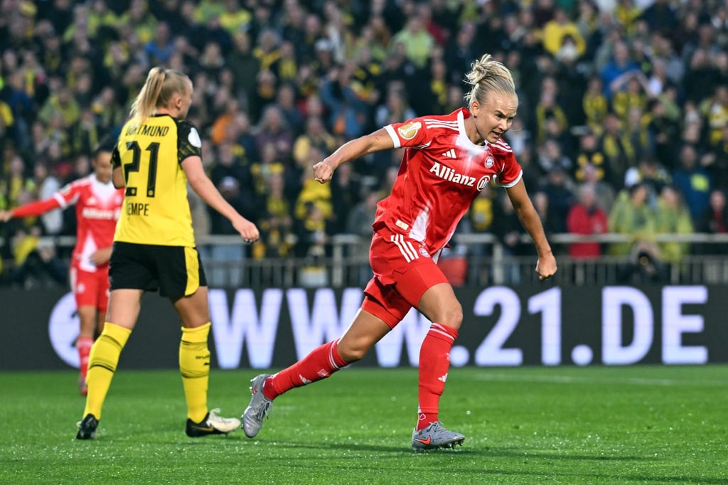 Doppel-Torschützin gegen den BVB: Bayern-Spielerin Pernille Harder