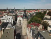 Blick auf die hallesche Altstadt: Die Stadtverwaltung darf sich über 116,5 Millionen Euro freuen. Doch wofür sollen sie ausgegeben werden?
