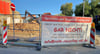Am Juckenackschen Hof wird gearbeitet - Neugierige sollten die Baustelle lieber nicht betreten.