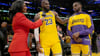 LeBron James spielt bei den Los Angeles Lakers mit seinem ältesten Sohn Bronny James. (Archiv-Foto)