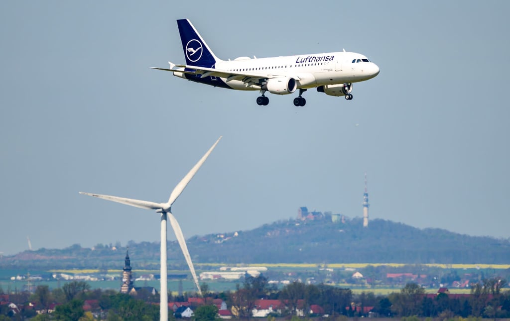 Bündnis fordert Erhalt der Lufthansa-Flüge ab Leipzig/Halle und Dresden (Archivbild)