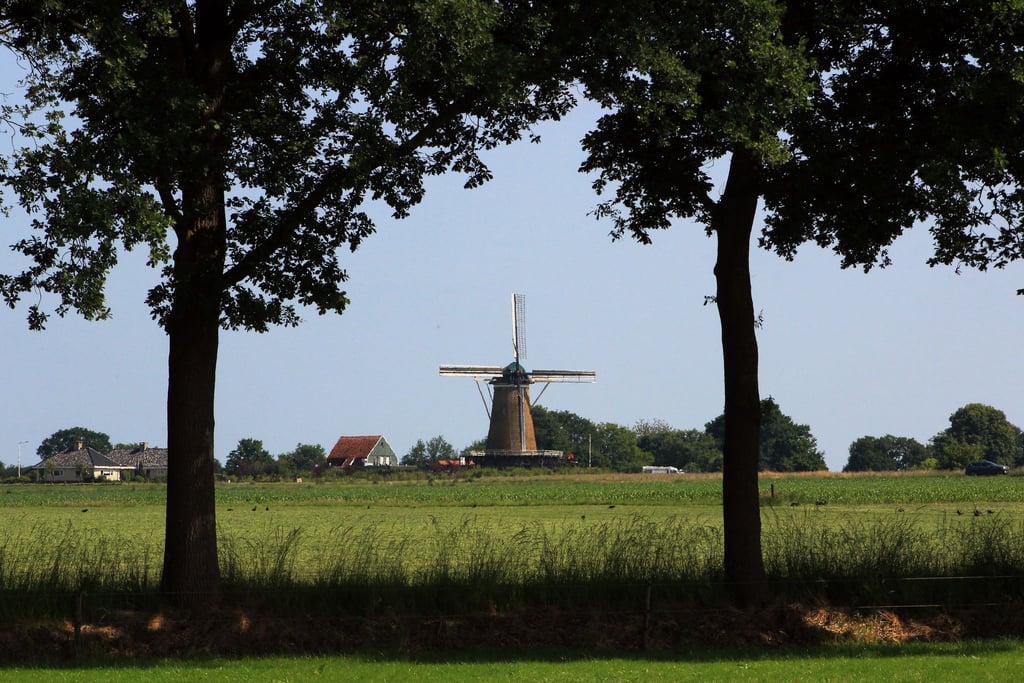 Windmühlen wie die Olde Mölle hat man in Achterhoek mitunter fast für sich: Touristenmassen sind hier nicht unterwegs.