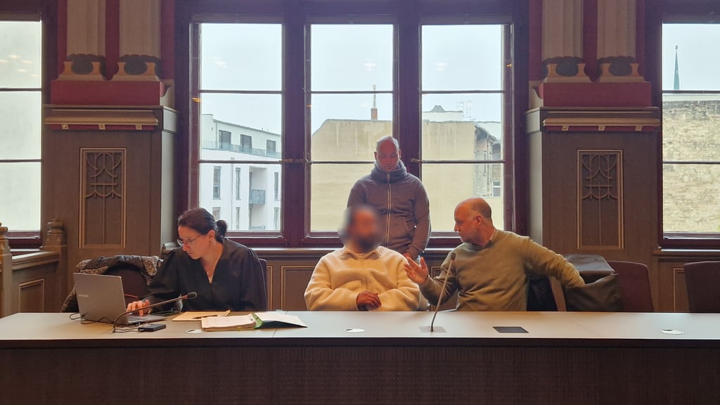 Der Beschuldigte Ali J. muss sich vor dem Landgericht Halle verantworten.