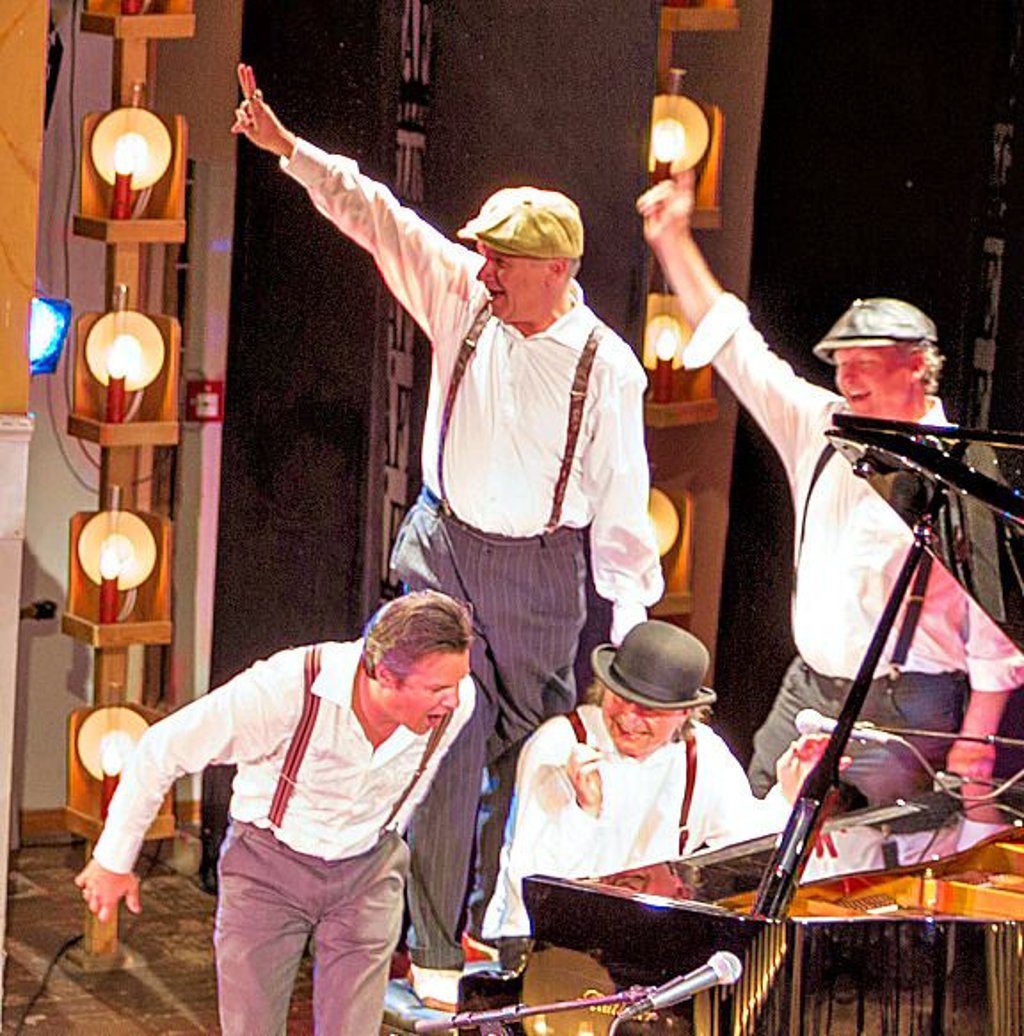 Die 4 Pianeure treten in der Ulrichskirche auf.