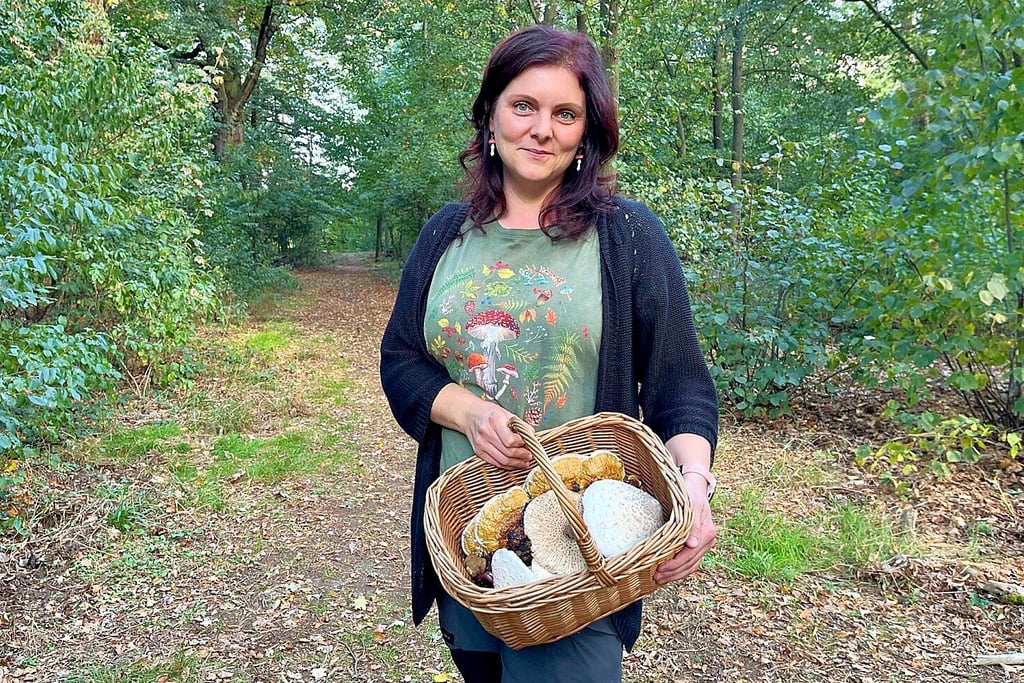 Ina Lampe kennt sich mit giftigen und ungiftigen Pilzen aus.