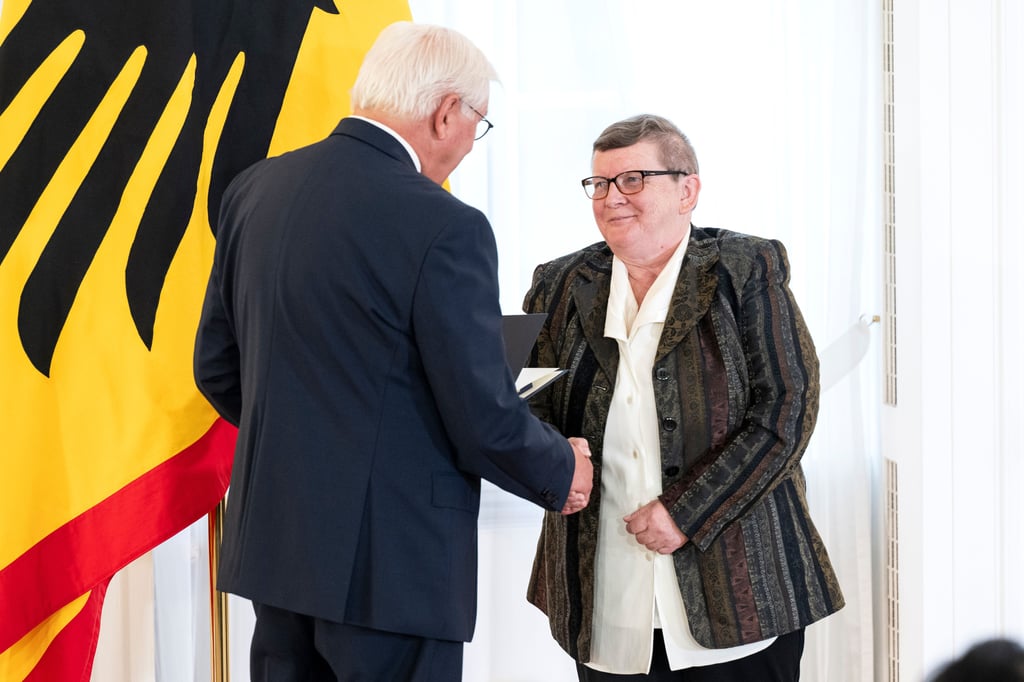 Vom Bundespräsidenten wurde Elke Prinz am Mittwoch ausgezeichnet.