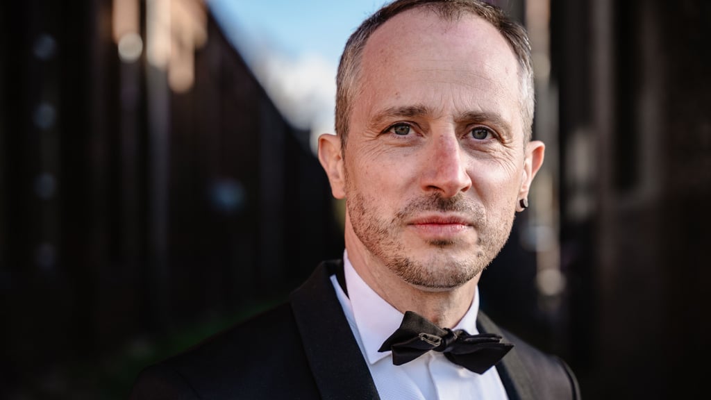 Gregor Meyer, Leiter des Gewandhauschors Leipzig, gastiert zum Abschlusskonzert in Weißenfels.