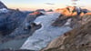 Der Gletscher Claridenfirn im Schweizer Kanton Glarus war im September 2025 komplett schneefrei.