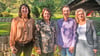  Beim Abschied am Golmer Weinberg: Ines Rudloff, Gudrun Preuschoff, Christian Wechsung und  Steffi Hönicke (v.l.) 