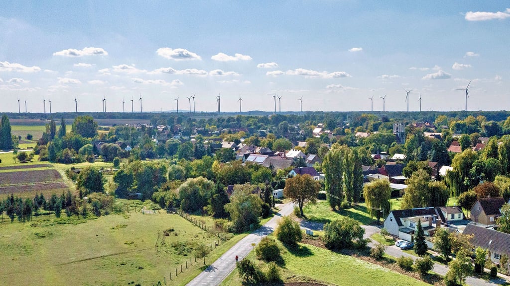 Windpark bei Mosigkau: Gefährden große Windräder künftig die Aussicht auf das Gartenreich Dessau-Wörlitz, Unesco-Weltkulturerbestätte?