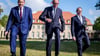 Merz, Vizekanzler Klingbeil und Innenminister Dobrindt traten gemeinsam vor die Presse.