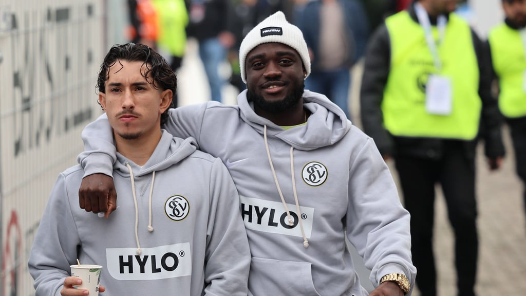 Ex-Magdeburger im Saarland: Jason Ceka (links) und Amara Condé.