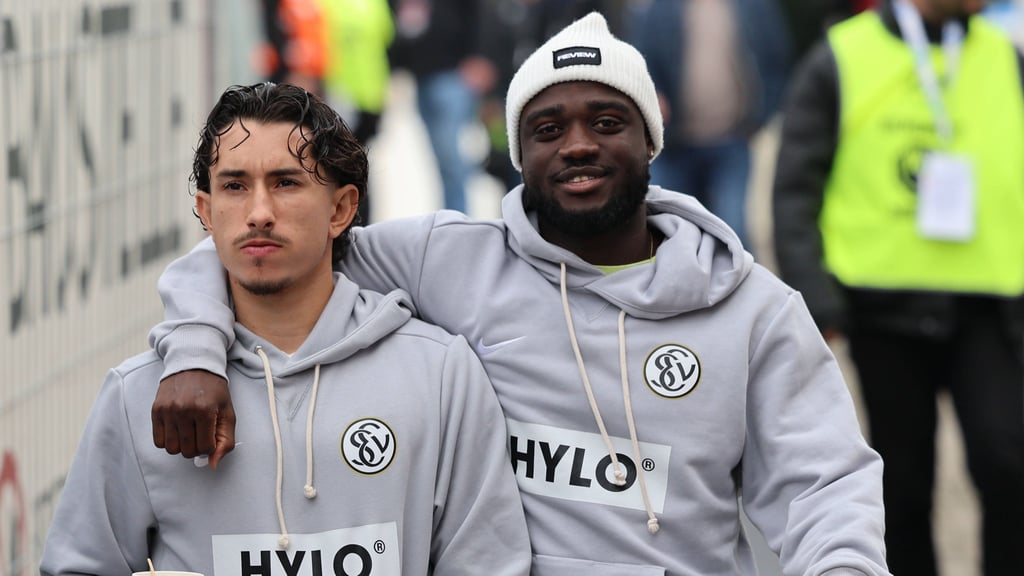 Ex-Magdeburger im Saarland: Jason Ceka (links) und Amara Condé.