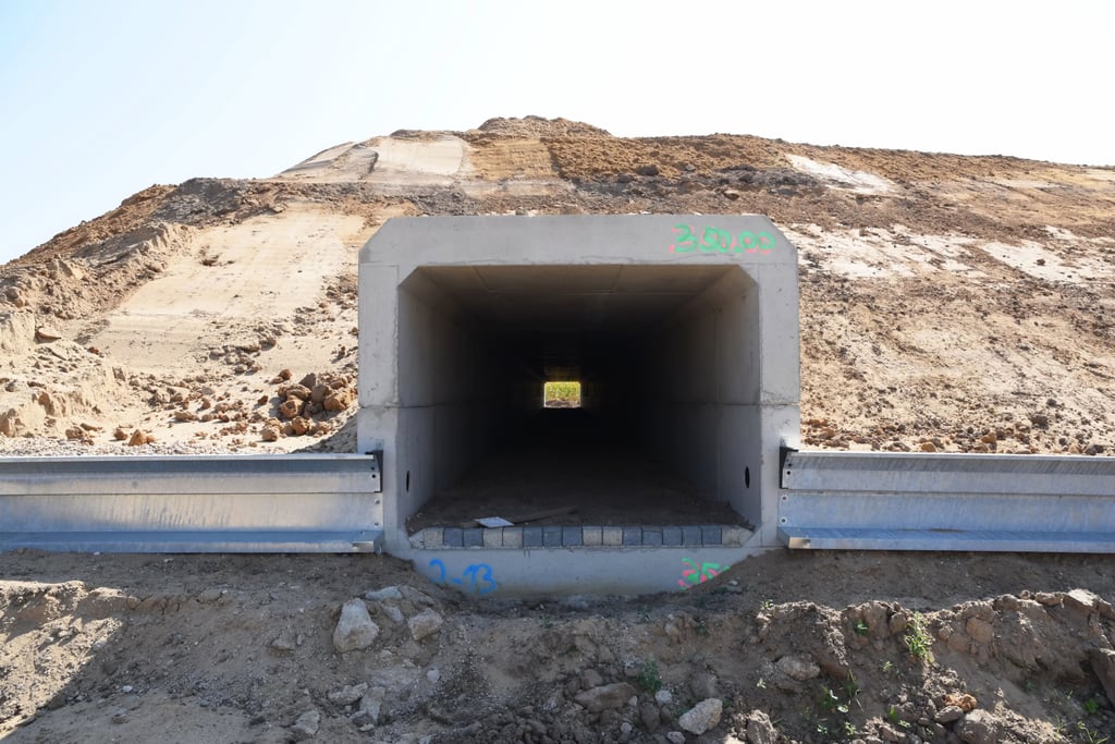 Einer der Krötentunnel, die an der B6n gefordert und gebaut wurden.