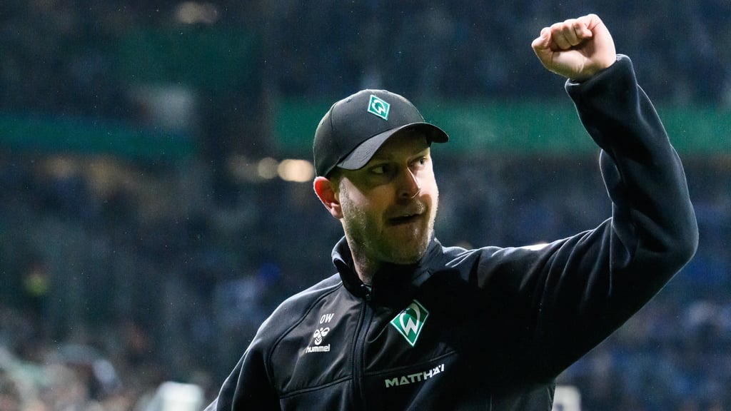 Bremens Fans waren zufrieden mit der Arbeit ihres früheren Trainers Ole Werner, der mittlerweile bei RB arbeitet