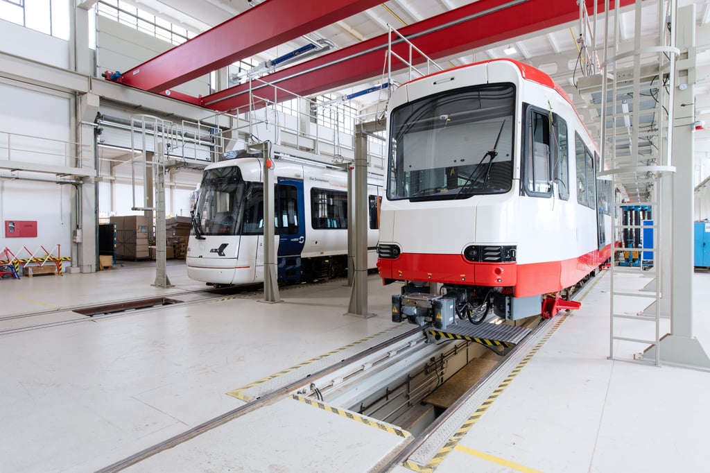 Straßenbahnhersteller Heiterblick produziert im Leipziger Stadtteil Plagwitz.