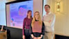 Annemarie Feißel, Melina Niering und Peter Kann (von links) von der Uni  Magdeburg haben  für ihr Forschungsprojekt  Bürger in Havelberg zur Gesundheitsversorgung befragt.