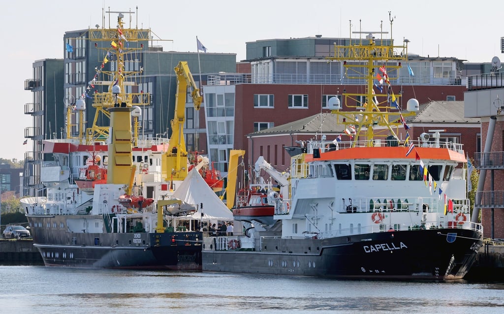 Das BSH verfügt über fünf Schiffe für die Arbeit in Nord- und Ostsee.