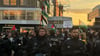 Laut der Berliner Polizei nahmen rund 800 Menschen an der Demonstration teil.