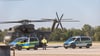 Einer der Beschuldigten wurde mit einem Bundeswehr-Hubschrauber nach Karlsruhe gebracht.
