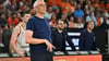 Coach Gordon Herbert sah den ersten Sieg des FC Bayern München in dieser Euroleague-Saison.