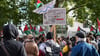 Die Demonstration sollte nach Angaben der Veranstalter Solidarität mit der Flotte zeigen, die Hilfsgüter nach Gaza bringen sollte und von israelischen Kräften gestoppt wurde.