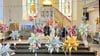 Kunst in der Margarethenkirche: Noch bis zum Sonntag sind Werke Ascherslebener Kreativer hier zu sehen. 