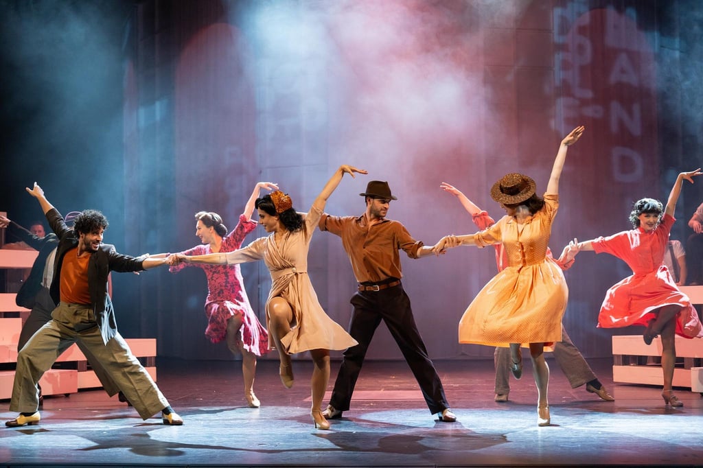 Das Musical "Evita" im Magdeburger Opernhaus.