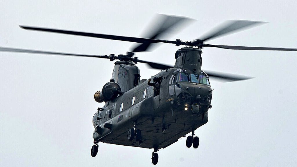 Acht solcher Chinook-Hubschrauber sind am Mittwoch, 1. Oktober, über Seehausen geflogen.