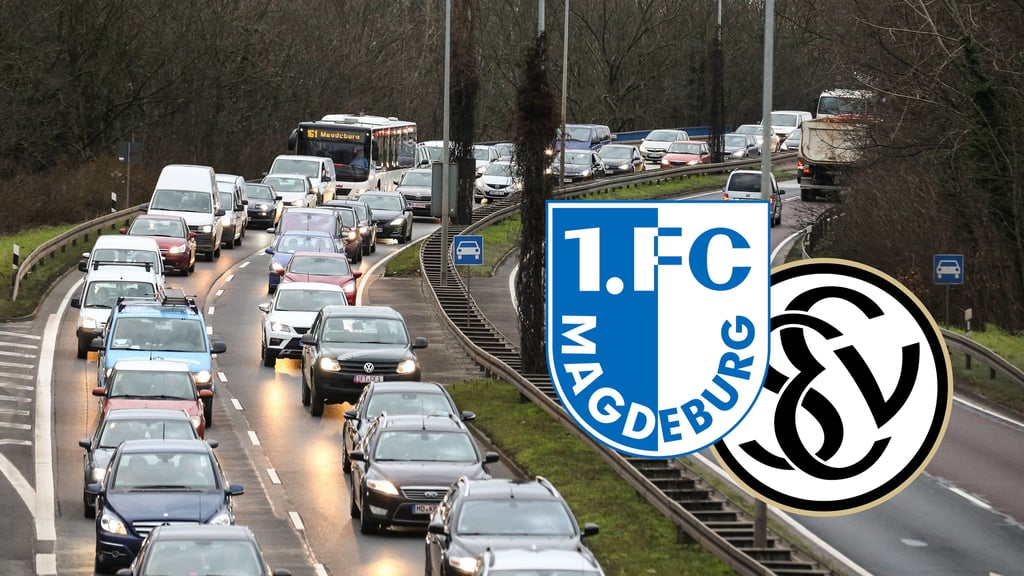 Anreisende FCM-Fans brauchen am Sonntag viel Geduld: Mega-Marathon beeinflusst die Anfahrt zum Stadion.