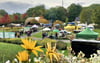 Bunt wird es wieder  beim Herbstmarkt im Schlosspark. 