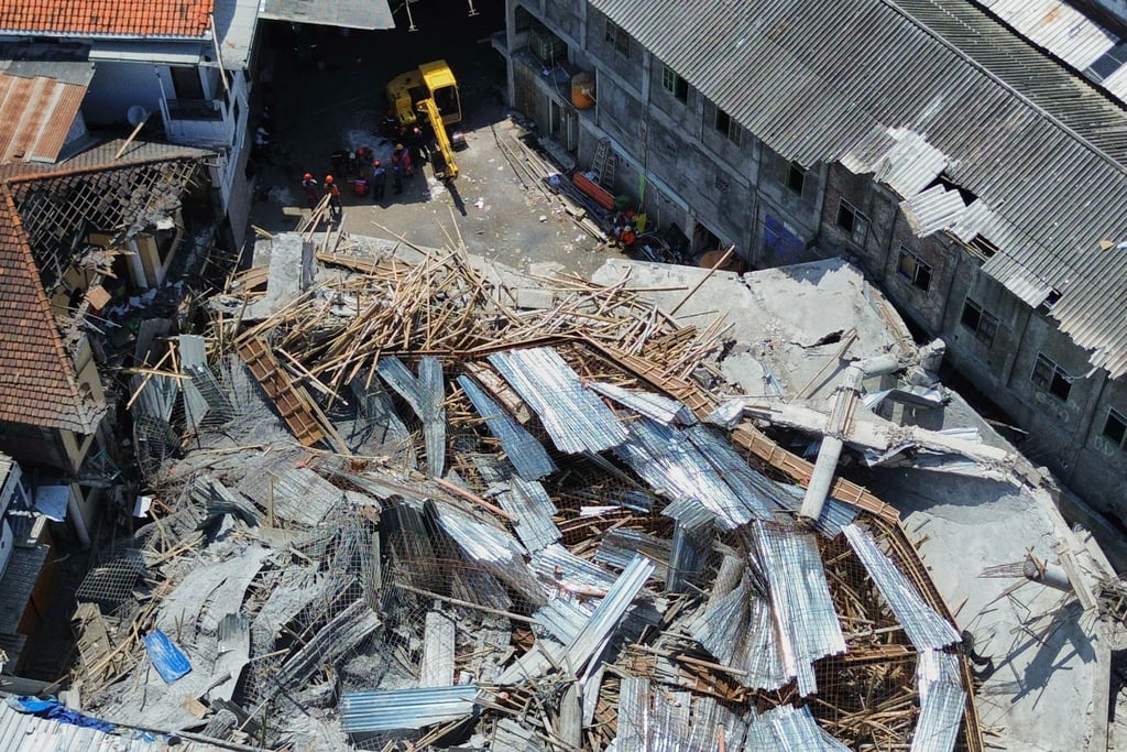 Das Unglück ereignete sich während des Gießens einer Betondecke