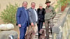 Jägerschaft Wittenberg 2020: Der Verein hat eine neue Spitze gewählt, links Torsten Buse, bisheriger Präsident, neben seinem Nachfolger Kai Neubauer. Vize ist Dr. Jörg Faust, er folgt in dem Amt auf  Kathleen Matussek.