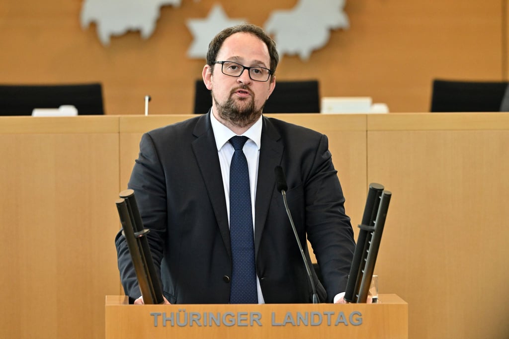 Thüringens Landtagspräsident Thadäus König fordert mehr Wertschätzung für heimische Landwirtschaft. (Archivbild)