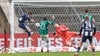 Das erste Heimtor im vierten Heimspiel: Sebastian Grönning erzielt das 1:0 gegen Preußen Münster.