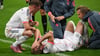 Harry Kane hat sich beim Bayern-Sieg in Frankfurt offenbar nicht schwerer verletzt.