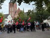 Bereits bei der letzten AfD-Kundgebung formierte sich in Bitterfeld Protest.