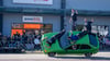 Langjährige Übung steckt hinter dem spektakulären Fahren auf zwei Rädern.