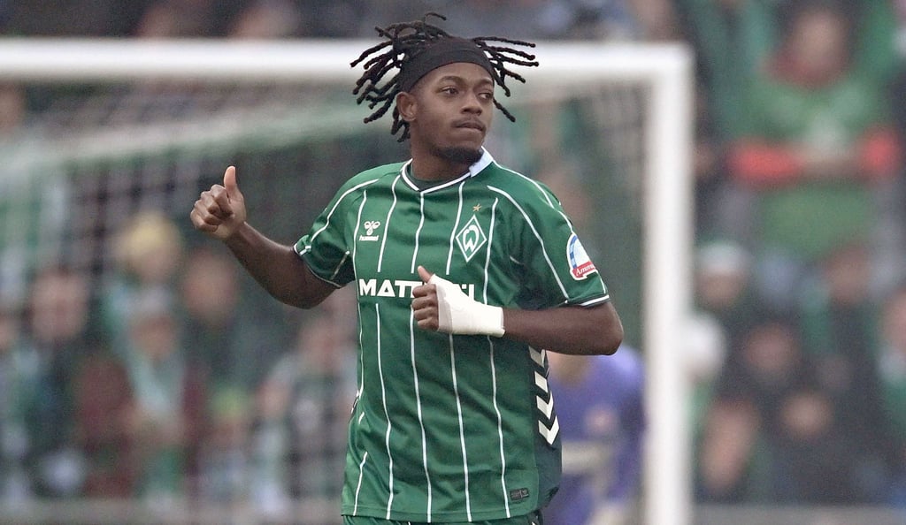 Samuel Mbangula brachte Werder gegen den FC St. Pauli früh in Führung,