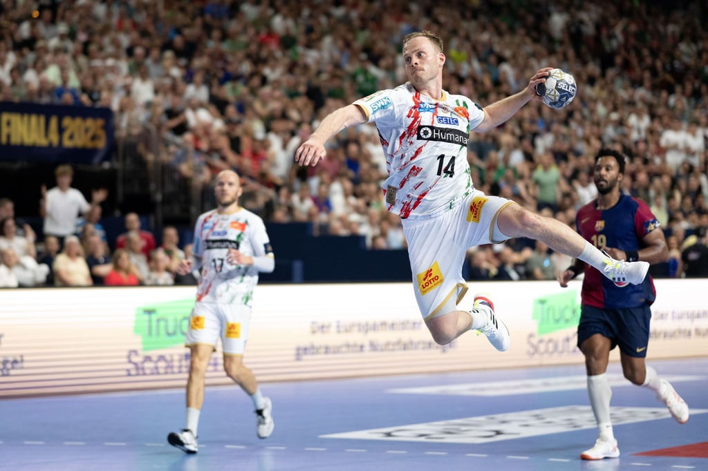 Omar Ingi Magnusson und der SC Magdeburg spielten in Hamburg.