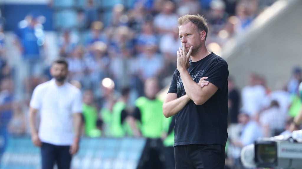 Hat volles Vertrauen in die Elf aus Karlsruhe: FCM-Trainer Markus Fiedler.