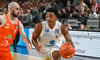 Marcus Foster (r.) erzielte gegen Vechta 25 Punkte. 