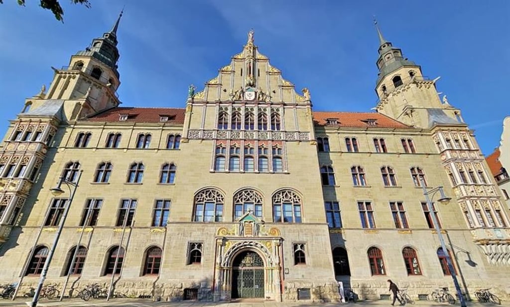 Das Landgericht Halle: Hier wird derzeit ein versuchter Totschlag in Zeitz verhandelt.