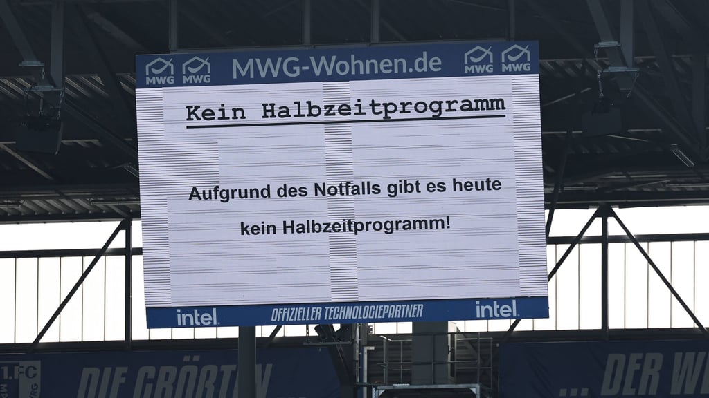 Der 1. FC Magdeburg entschied sich gegen ein Halbzeitprogramm.