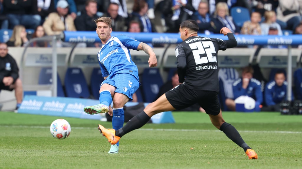 Marcus Mathisen und seine Teamkollegen beim 1. FC Magdeburg konnten wieder nicht über einen Sieg jubeln.