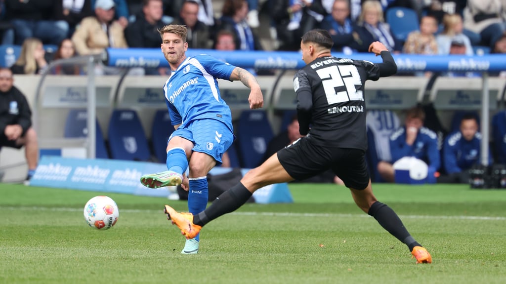 Marcus Mathisen und seine Teamkollegen beim 1. FC Magdeburg konnten wieder nicht über einen Sieg jubeln.