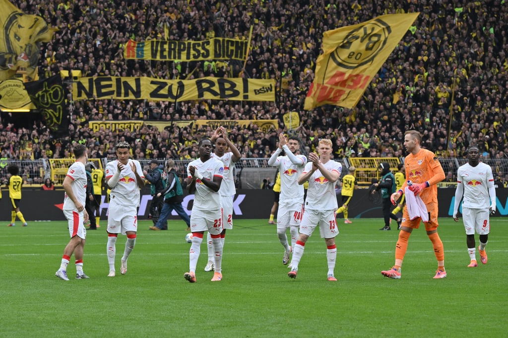 RB Leipzig holte in Dortmund einen Punkt.